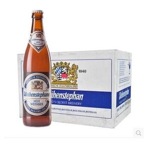 20瓶 德国进口 维森/唯森酵母型小麦白啤酒 500ml 浑浊黄啤酒