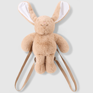 【门店发】安奈儿女兔子公仔背包2022秋季毛绒玩具包ag238594