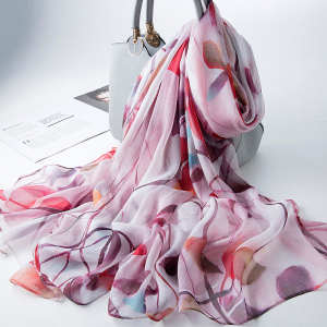 00潮打空城旗舰店天猫春夏天丝巾真丝可当外搭送礼妈妈大方巾2021