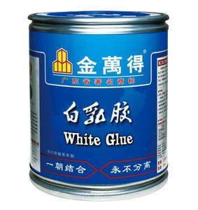 金萬得白乳胶lv6000-25kg木工家居装修胶水大桶装(纸桶)