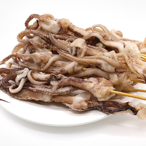 冷冻鱿鱼头串烧烤专用 25支/包 1支40g 5包起江浙沪包邮