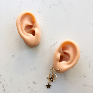 软硅胶仿真人耳耳朵模型采耳助眠耳钉耳机医学教学展示道具