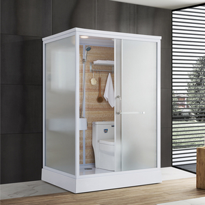 移动卫生间整体家用一字型洗澡间一体式淋浴房带底座防水浴室