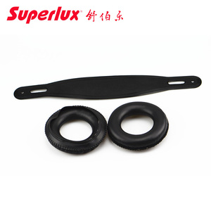 Superlux/舒伯乐 HD681B 681F耳机套 皮套耳罩头梁头垫耳套 原装