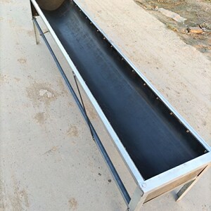 羊食槽羊料槽子带养殖输送带半架子加厚规模胶皮适合家用公分全新