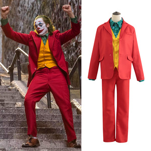 dc反派小丑joker2020联名短袖t恤男电影周边希斯莱杰cos衣服男士0人