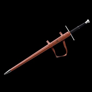 西洋剑双手剑骑士剑手半剑十字军圣剑中世纪欧剑影视道具剑未开刃