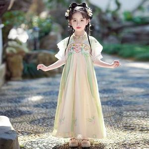 儿童汉服薄款夏季女童仙气裙风裙子连衣服公主汉服儿童中国古装
