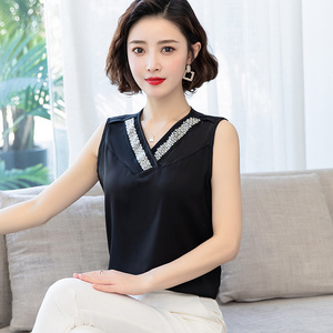 冰丝雪纺背心