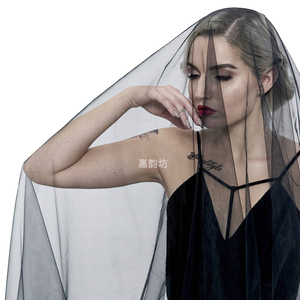 头纱女新娘黑色