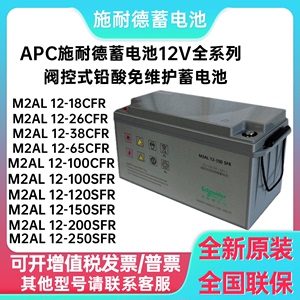 APC施耐德蓄电池M2AL-12V65AH100AH150AH200AH铅酸UPS电源EPS应急