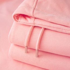 韩立臣旗舰店天猫骚粉色卫衣chic连帽港风春款hiphop上衣男oversize