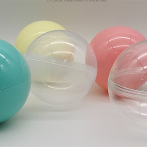 10cm马卡龙色扭蛋壳出口日本儿童玩具小扭蛋幼儿园礼物75mm扭蛋壳