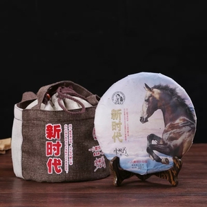 云南普洱茶  新时代 临沧茶区 干仓之味 陈国义选茶 388g生茶饼