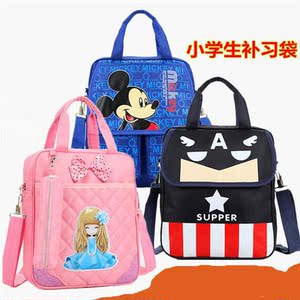男美术提包可爱多功能儿童画画素描小学生帆布生手袋女孩专用文具