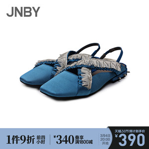 jnby/江南布衣早春时尚休闲复古优雅流苏凉鞋单鞋女鞋7k1530510