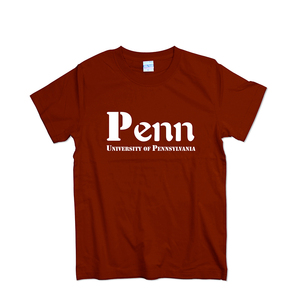 美国宾夕法尼亚大学T恤男女短袖校园文化衫校服Penn学院风班服T恤