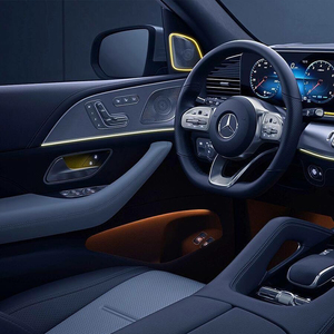 适用奔驰gle/gls/w167高音发光喇叭罩a柱同步原厂氛围灯车内改装