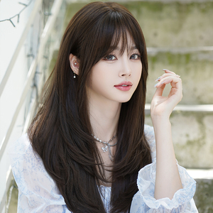 假发女长发层次感中长直发秋季新款整顶披肩发全头套纯色假发头套