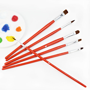 儿童绘画画笔排笔水粉颜料笔油画笔幼儿园美术用品勾线笔画刷工具