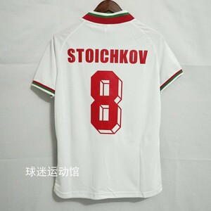 1994世界杯保加利亚队复古球衣8号斯托伊奇科夫94bulgaria主客场