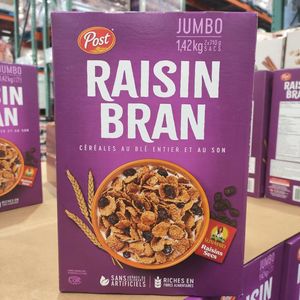 加拿大post宝氏raisin bran 黑提子玉米麦片 1.42kg 直邮 2023.