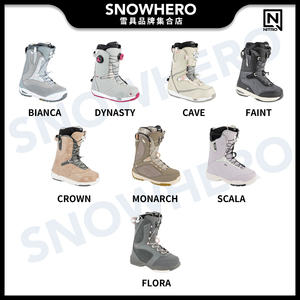 SNOWHERO2324雪季新品NITRO尼卓单板滑雪女子全地形自由式滑雪鞋