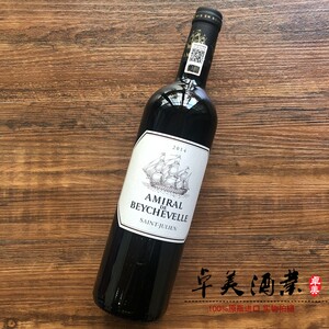 法国龙船庄园副牌 龙船将军红葡萄酒 amiral de beychevelle 2014