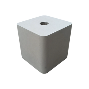 工厂来图定制方形餐桌底座水泥墩子 稳固型混凝土桌脚 遮阳伞支架