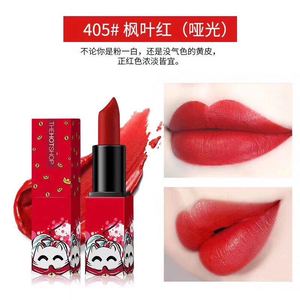 李佳琦推荐小金钻口红哑光雾面不掉色闪亮唇膏学生网红同款苹果红