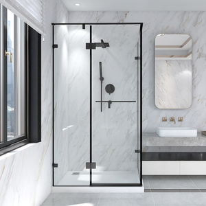 德立淋浴房玻璃隔断不锈钢淋浴房洗澡间干湿分离隔断sa4l41 定金_阿里