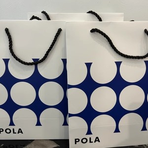 现货日本专柜POLA宝丽礼品袋手提袋化妆品袋购物袋27cm21cm11cm