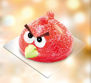 喜莲娜生日蛋糕淋面卡通蛋糕愤怒的小鸟c008柳州同城送货上门