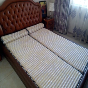 龙寝便携式枕褥一体荞麦皮凉护颈促眠功能床垫1.5m×2m×5cm18kg