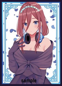 aic98 会场限定 五等分的花嫁 中野 三玖 婚纱 单张 收藏 卡套