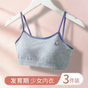 学生初中女一二三阶段高中发育期女大童儿童小背心少女内衣文胸罩