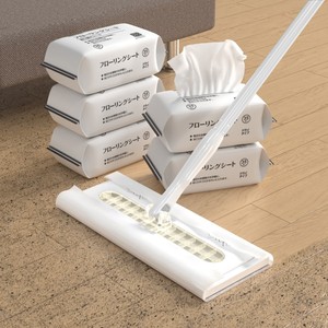 inwejia静电除尘纸一次性免洗湿纸巾拖把家用木地板专用擦地神器