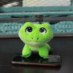 欧洲单 孤品一只可爱的大眼睛小青蛙公仔小跳蛙玩偶儿童毛绒玩具