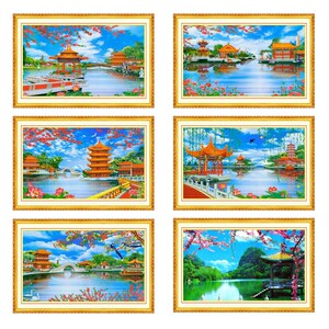 湖水画