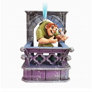 [美国代购] 迪士尼钟楼怪人卡西莫多quasimodo音乐圣诞树挂件摆件