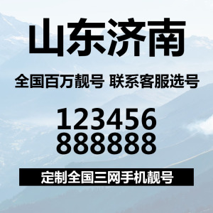 山东济南选号好号靓号电信吉祥连号手机风水本地生日号电话号码卡