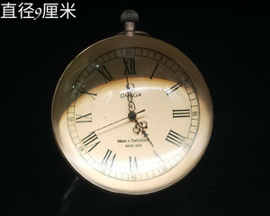 古玩古董复古钟表收藏西洋座表水晶玻璃球机械表家居装饰品摆件