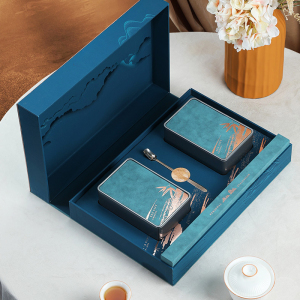 正宗五峰毛尖 明前采花毛尖2023炒青特级春绿茶礼盒装 湖北高山茶