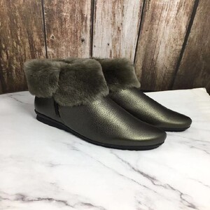 品牌柜雅氏女鞋2021新款秋冬特价打折平底软底皮毛一体雪地靴女靴