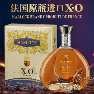 000人付款淘宝高端黑皮盒  马洛克xo白兰地1000ml*1瓶涛天国际集团