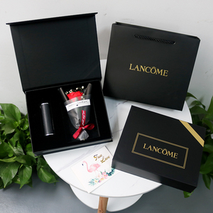 专柜lancome兰蔻口红196礼品袋空盒子礼盒包装纸袋手提袋香水纸袋