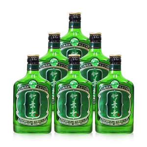 竹叶青酒 38度好运竹125ml*6瓶 小竹 山西玻瓶竹叶青酒