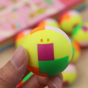 儿童礼品智力拼装球创意益智拼插积木玩具男孩怀旧经典组装魔方球