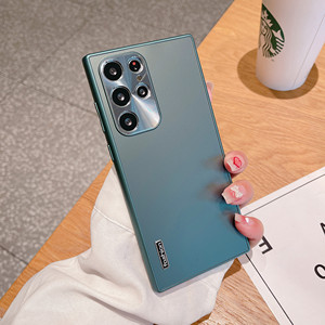 夏天新款蓝色高级感cd纹金属适用三星s22的手机壳高级感21硅胶硬壳