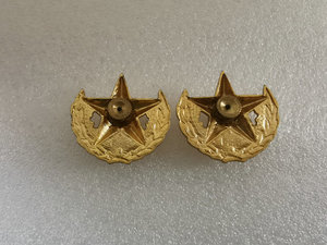 五角星领花/港领饰品/七一纪念领饰/90年代老领花/长城五角星领饰